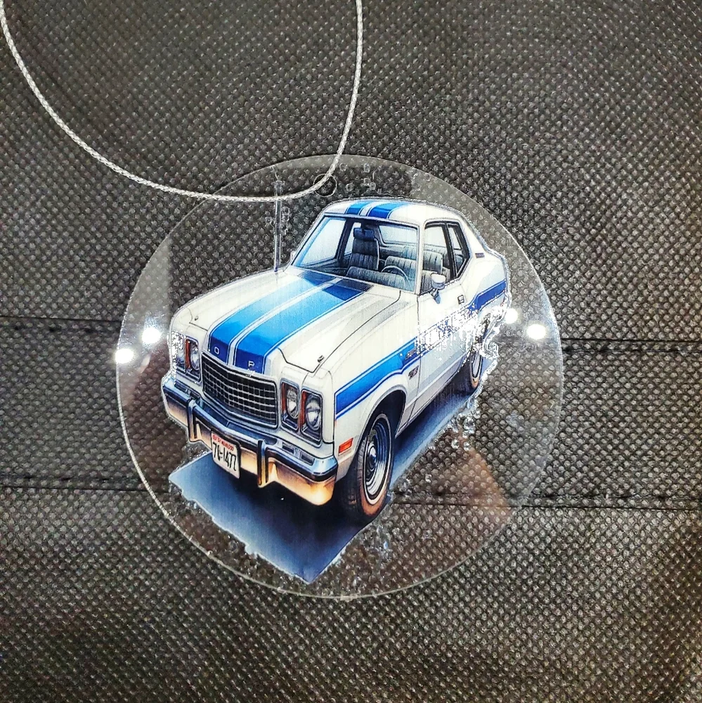 B2G1F 12pc Racecar Christmas Ornament Set, New